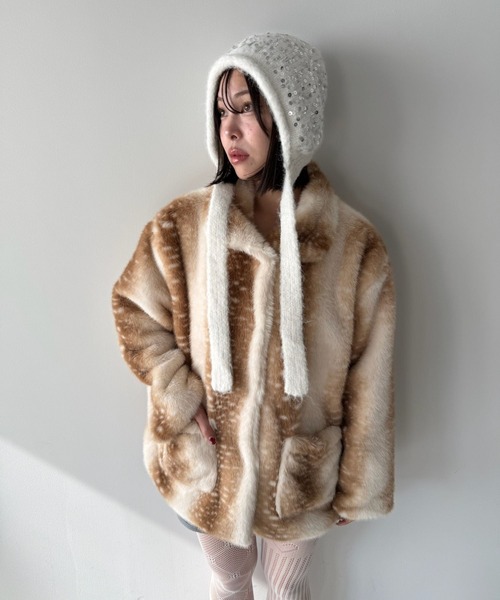 SANSeLF（サンセルフ）の「【SANSeLF】スパンコールニットキャップ saa25a235（ニットキャップ/ビーニー・レディース・ホワイト・FREE）」の18枚目の写真