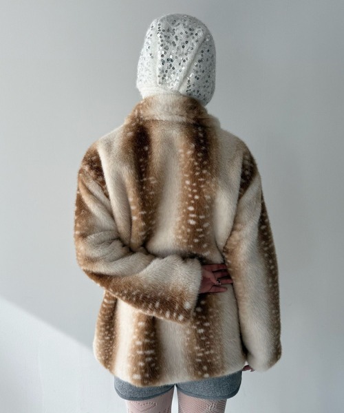 SANSeLF（サンセルフ）の「【SANSeLF】スパンコールニットキャップ saa25a235（ニットキャップ/ビーニー・レディース・ホワイト・FREE）」の4枚目の写真