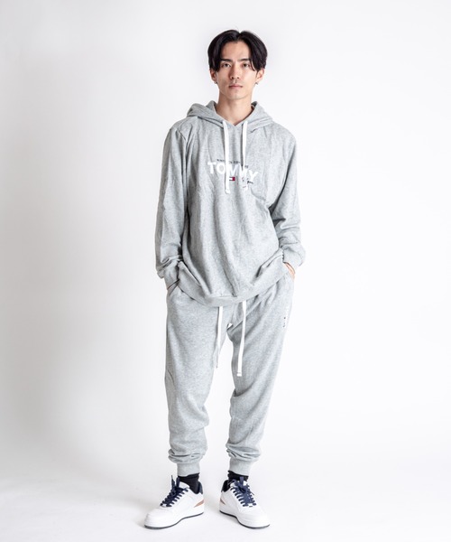 TOMMY HILFIGER（トミーヒルフィガー）の「【TOMMY HILFIGER】スウェットパンツ　裏起毛　部屋着　薄手（スウェットパンツ・メンズ・ネイビー/グレー・M/L/XL）」の10枚目の写真