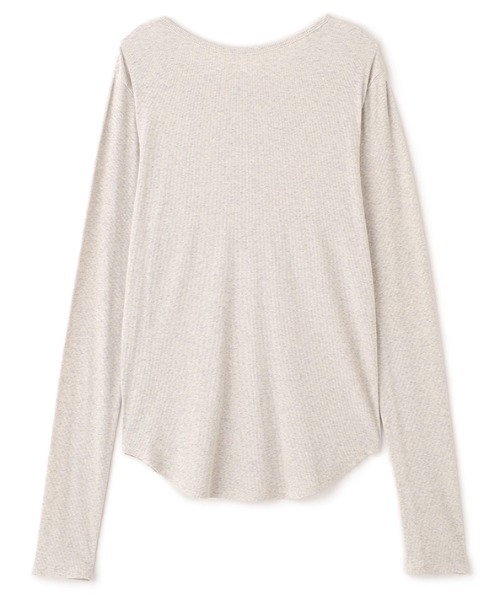 ETRE TOKYO（エトレトウキョウ）の「【再入荷！/先行予約】ヘンリーネックシアープルオーバー（Tシャツ/カットソー・レディース・アイボリー/ブラック/ブルー/グレー・FREE）」の22枚目の写真