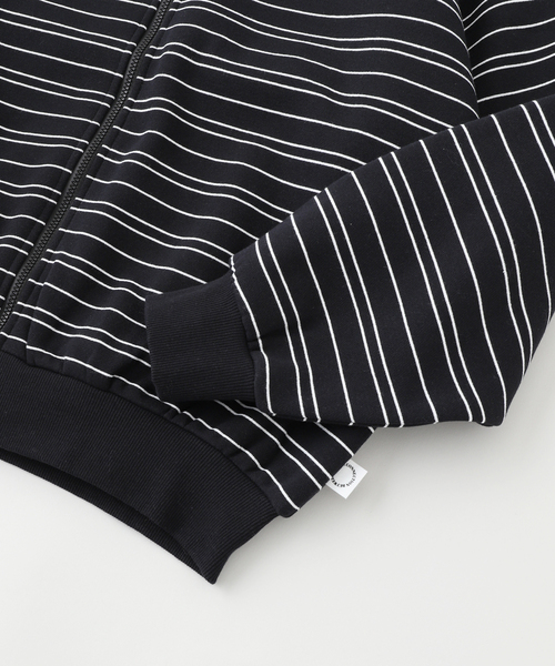 B.C STOCK(ベーセーストック)の「C.B.P ジップアップスウェットフーディー(パーカー・メンズ・ブラック系その他/ブラック/アイボリー・MEDIUM/LARGE)」の5枚目の写真