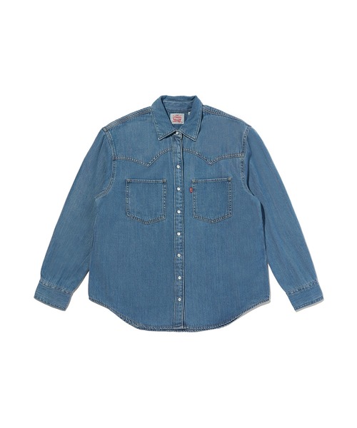 Levi's(リーバイス)の「Levi's/リーバイス TEODORA ウエスタンシャツ(シャツ/ブラウス・レディース・インディゴブルー・XS/S/M)」の2枚目の写真