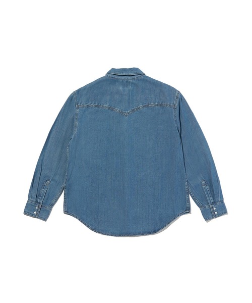 Levi's(リーバイス)の「Levi's/リーバイス TEODORA ウエスタンシャツ(シャツ/ブラウス・レディース・インディゴブルー・XS/S/M)」の3枚目の写真
