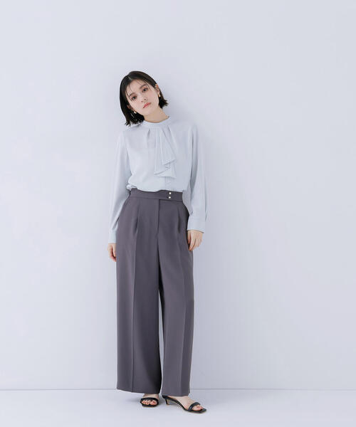 ナチュラルビューティーベーシック‧✧̣̥̇‧ブラウス 楽天市場】サイドタイブラウス NATURAL BEAUTY BASIC ナチュラル
