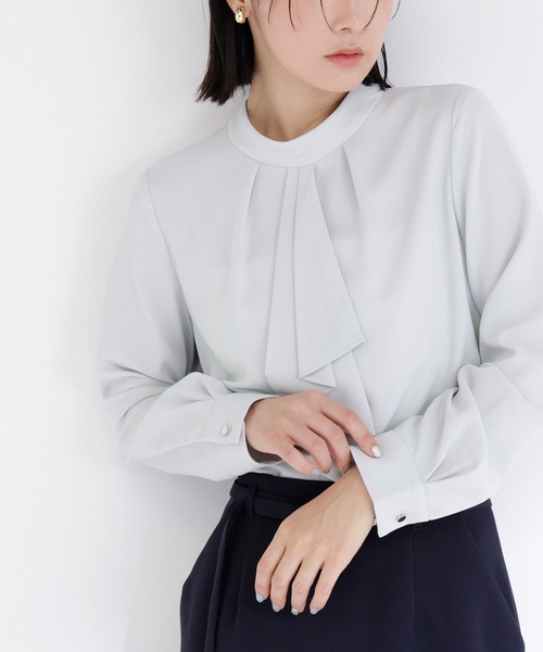 ◇ラッフルボウタイブラウス（シャツ/ブラウス）｜NATURAL BEAUTY