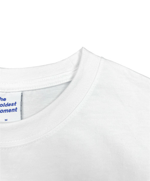 THECOLDESTMOMENT(ザコールデストモーメント)の「TCM online T (white)(Tシャツ/カットソー・レディース・その他・S/M/L/XL)」の6枚目の写真