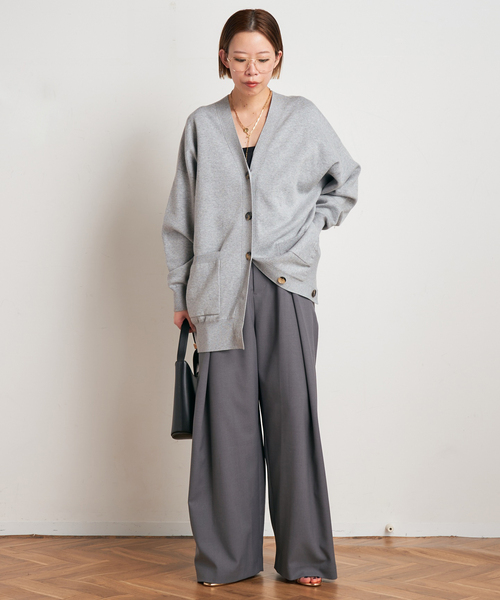 コットンカシミヤリラックスカーディガン（カーディガン/ボレロ
