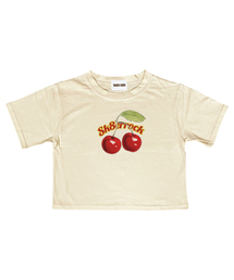 チェリークロップTシャツ(クリーム)