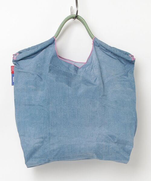 DOUBLE STANDARD CLOTHING(ダブルスタンダードクロージング)の「Ball&Chain/ シッティングベア ミニショッピングバッグ(エコバッグ/サブバッグ・レディース・ブルー/ベージュ・FREE)」の3枚目の写真