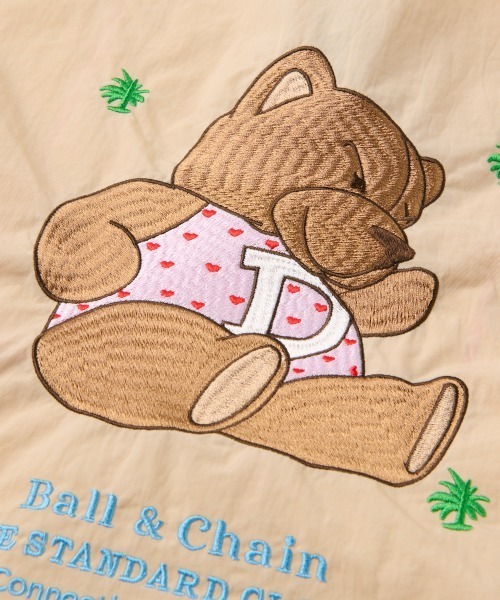 DOUBLE STANDARD CLOTHING(ダブルスタンダードクロージング)の「Ball&Chain/ シッティングベア ミニショッピングバッグ(エコバッグ/サブバッグ・レディース・ブルー/ベージュ・FREE)」の9枚目の写真