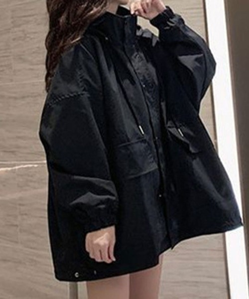 SallyLunn(サリーラン)の「スタンドカラーライトアウター(その他アウター・レディース・ブルー/ブラック・MEDIUM/LARGE)」の7枚目の写真