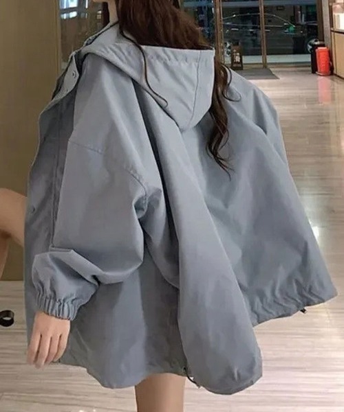SallyLunn(サリーラン)の「スタンドカラーライトアウター(その他アウター・レディース・ブルー/ブラック・MEDIUM/LARGE)」の16枚目の写真