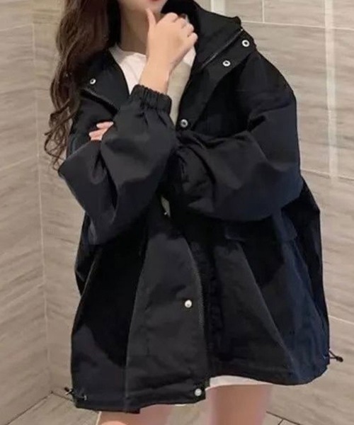 SallyLunn(サリーラン)の「スタンドカラーライトアウター(その他アウター・レディース・ブルー/ブラック・MEDIUM/LARGE)」の14枚目の写真