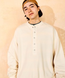 niko and... | 裏毛ピグメントヘンリープルオーバー(Tシャツ/カットソー)