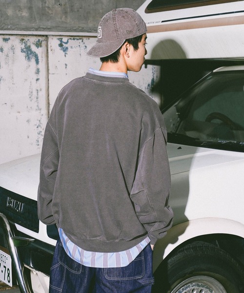 niko and...(ニコアンド)の「裏毛ピグメントヘンリープルオーバー(Tシャツ/カットソー・メンズ・オフホワイト/チャコール/ライトブラウン/グリーン・MEDIUM/LARGE)」の19枚目の写真