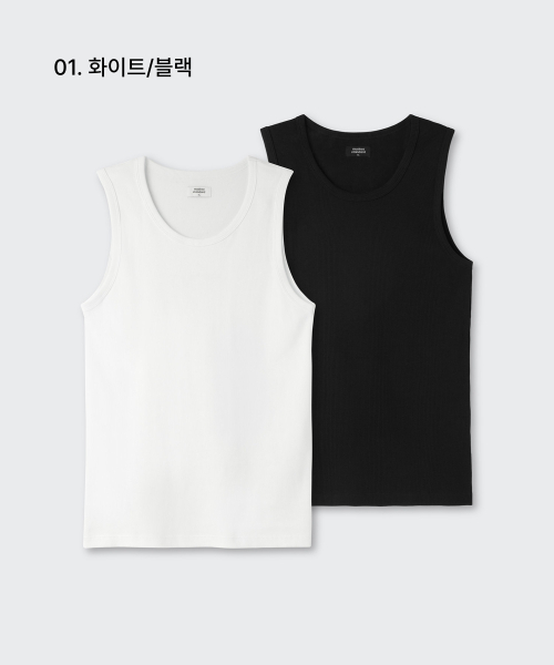 MUSINSA STANDARD(ムシンサスタンダード)の「エッセンシャルタンクトップ2パック(Tシャツ/カットソー・レディース・その他・2XL/XL/M/L/XXX-LARGE/S)」の22枚目の写真