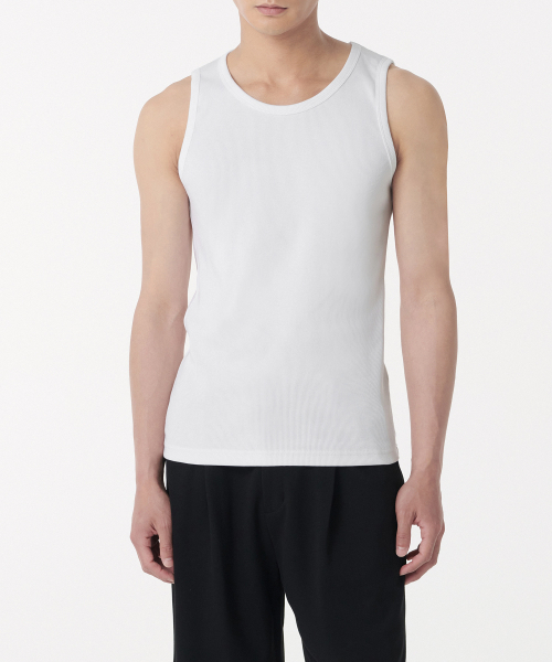 MUSINSA STANDARD(ムシンサスタンダード)の「エッセンシャルタンクトップ2パック(Tシャツ/カットソー・レディース・その他・2XL/XL/M/L/XXX-LARGE/S)」の19枚目の写真