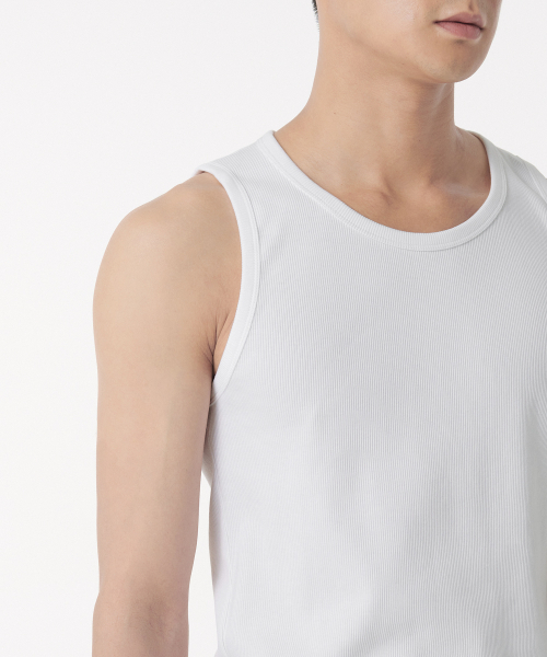 MUSINSA STANDARD(ムシンサスタンダード)の「エッセンシャルタンクトップ2パック(Tシャツ/カットソー・レディース・その他・2XL/XL/M/L/XXX-LARGE/S)」の17枚目の写真
