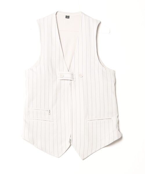 Y-3（ワイスリー）の「Y-3 SPORT UNIFORM PINSTRIPE TAILORED VEST（その他アウター・メンズ・ホワイト系その他・X-SMALL/SMALL/MEDIUM/LARGE/X-LARGE）」の6枚目の写真
