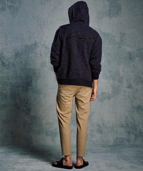 wjk（ダヴルジェイケイ）の「mpa4042- knit jacquard relax parker ニットジャカードパーカー(204 mw02i)（パーカー・メンズ・ブラック/ネイビー・S/XL/L/M）」の9枚目の写真