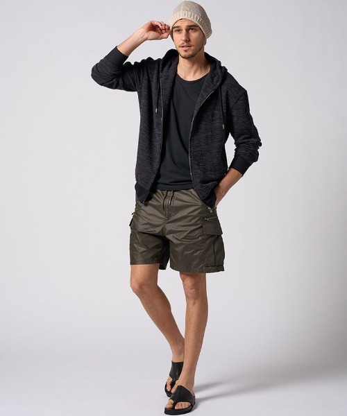 wjk（ダヴルジェイケイ）の「mpa4042- knit jacquard relax parker ニットジャカードパーカー(204 mw02i)（パーカー・メンズ・ブラック/ネイビー・S/XL/L/M）」の13枚目の写真