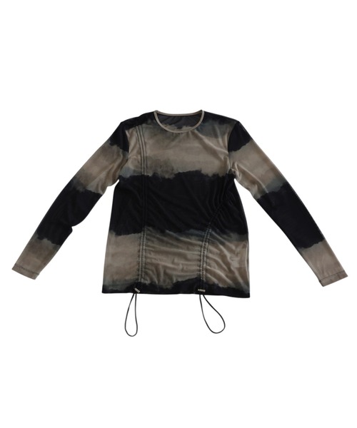 antiqua(アンティカ)の「ニュアンス柄 ドロスト メッシュ シアートップス(Tシャツ/カットソー・レディース・ブルー系その他/ベージュ系その他・ONESIZE)」の19枚目の写真