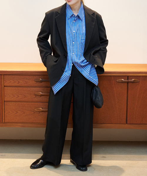 OUTDOOR PRODUCTS（アウトドアプロダクツ）の「≪/WEB・横浜店限定カラーあり≫ORDINARY タックワイドスラックス（スラックス・レディース・ベージュ/ブラック/チャコールグレー・40/38/36/34）」の11枚目の写真