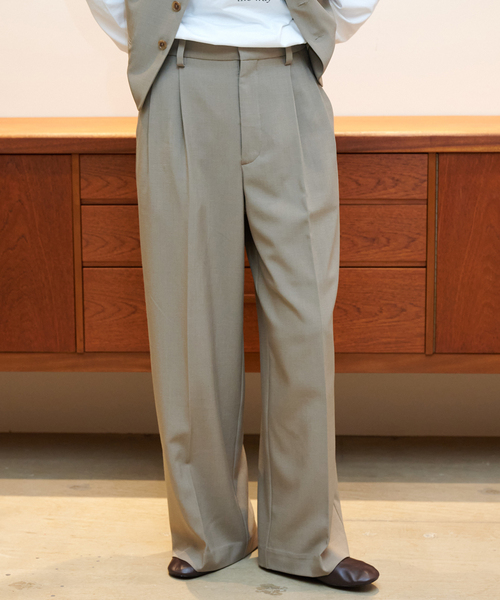 OUTDOOR PRODUCTS（アウトドアプロダクツ）の「≪/WEB・横浜店限定カラーあり≫ORDINARY タックワイドスラックス（スラックス・レディース・ベージュ/ブラック/チャコールグレー・40/38/36/34）」の16枚目の写真