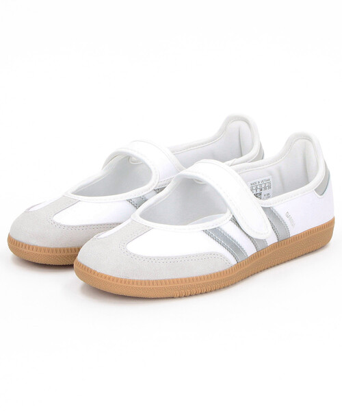 FREAK'S STORE（フリークスストア）の「adidas/アディダス サンバ ジェーン/SAMBA JANE（スニーカー・レディース・ホワイト/シルバー/ナチュラル/オフホワイト/ブラック・24.5cm/23.5cm/24.0cm）」の5枚目の写真