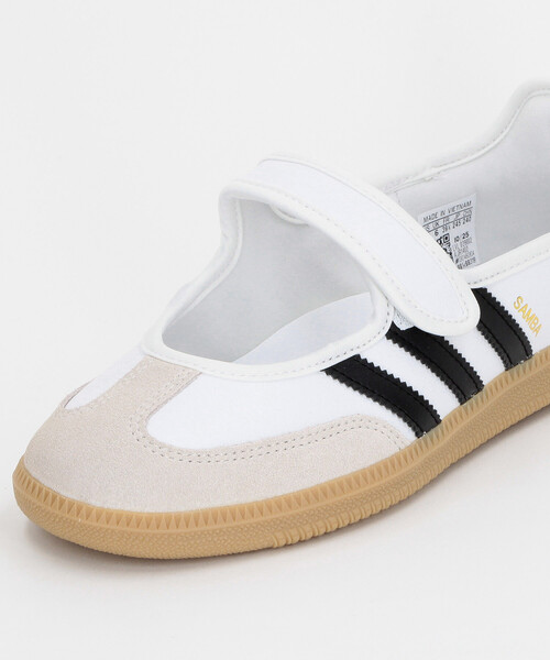 FREAK'S STORE（フリークスストア）の「adidas/アディダス サンバ ジェーン/SAMBA JANE（スニーカー・レディース・ホワイト/シルバー/ナチュラル/オフホワイト/ブラック・24.5cm/23.5cm/24.0cm）」の7枚目の写真