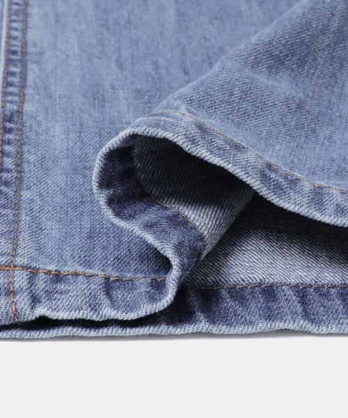 URBAN RESEARCH DOORS（アーバンリサーチドアーズ）の「デニムワイドパンツ（その他パンツ・レディース・ナチュラル/ライトインディゴブルー・MEDIUM/SMALL/LARGE）」の3枚目の写真