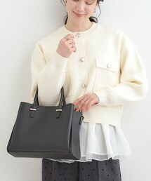 SHOO・LA・RUE | 一枚革風三層トートバッグ(トートバッグ)