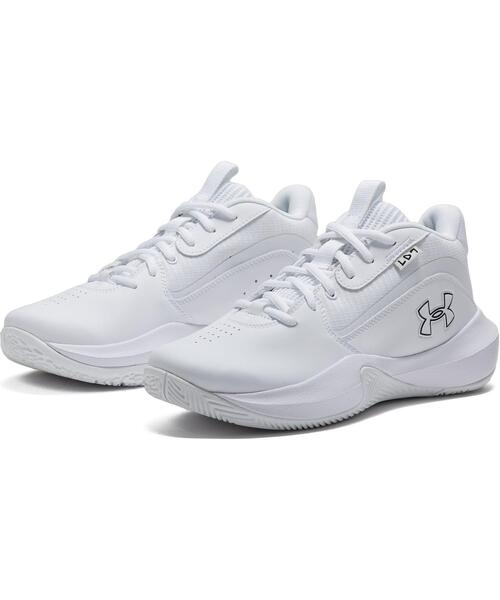 UNDER ARMOUR(アンダーアーマー)の「UAロックダウン7 AP(バスケットボール/KIDS)(スニーカー・キッズ・ホワイト・23.0cm/23.5cm/24.5cm/24.0cm/22.5cm)」の5枚目の写真