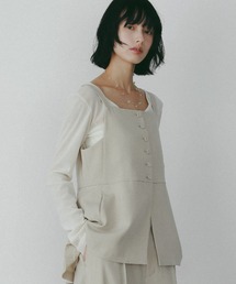 A part by | 【多機能】リネンライクベスト(ベスト)