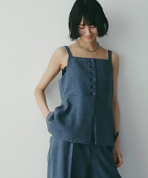 A part by（アパートバイ）の「【多機能】リネンライクベスト（ベスト）」