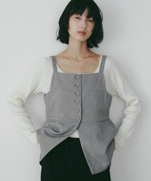 A part by | 【多機能】リネンライクベスト(ベスト)