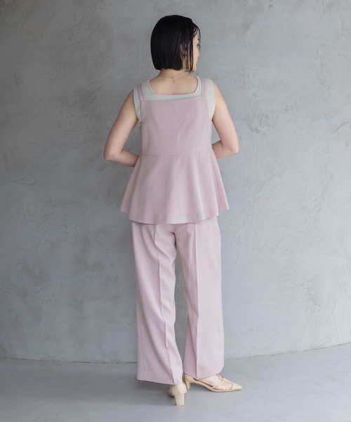 A part by（アパートバイ）の「【多機能】リネンライクベスト（ベスト・レディース・ブルー/ベージュ/ピンク系その他/ブラック系その他2・FREE）」の12枚目の写真