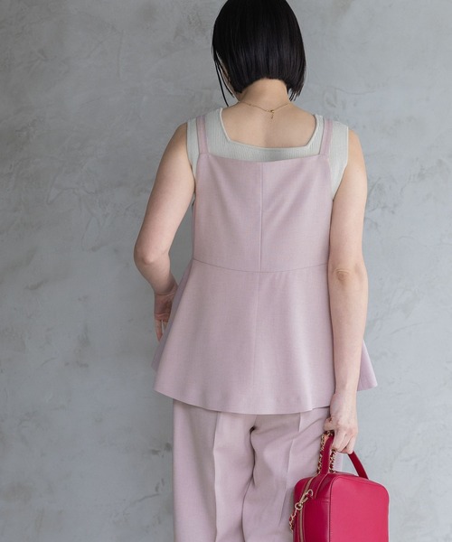 A part by（アパートバイ）の「【多機能】リネンライクベスト（ベスト・レディース・ブルー/ベージュ/ピンク系その他/ブラック系その他2・FREE）」の14枚目の写真