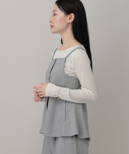 A part by（アパートバイ）の「【多機能】リネンライクベスト（ベスト・レディース・ブルー/ベージュ/ピンク系その他/ブラック系その他2・FREE）」の22枚目の写真