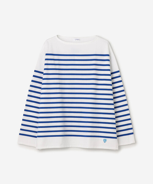 ORCIVAL（オーシバル）の「ORCIVAL | ラッセル ボートネック ワイドセーラーTシャツ MEN（Tシャツ/カットソー・メンズ・イエロー系その他/グレー系その他/ブルー系その他・4/3/5）」の2枚目の写真