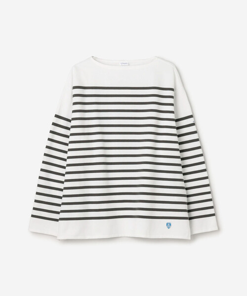 ORCIVAL（オーシバル）の「ORCIVAL | ラッセル ボートネック ワイドセーラーTシャツ MEN（Tシャツ/カットソー・メンズ・イエロー系その他/グレー系その他/ブルー系その他・4/3/5）」の4枚目の写真