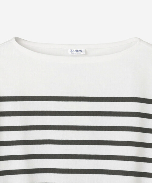 ORCIVAL（オーシバル）の「ORCIVAL | ラッセル ボートネック ワイドセーラーTシャツ MEN（Tシャツ/カットソー・メンズ・イエロー系その他/グレー系その他/ブルー系その他・4/3/5）」の6枚目の写真