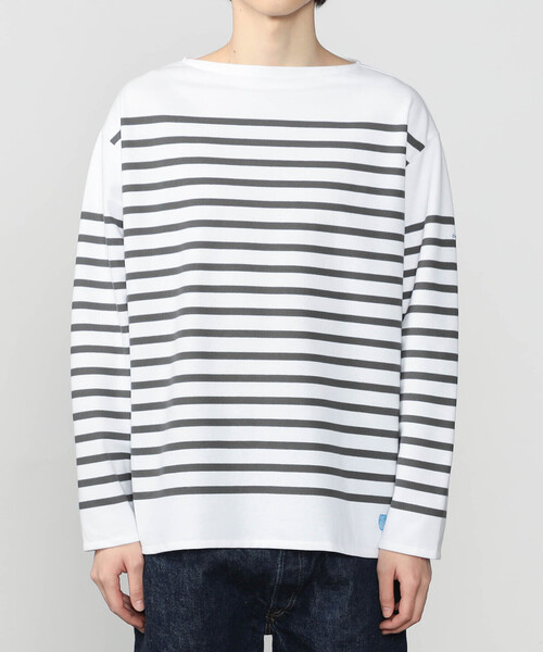 ORCIVAL（オーシバル）の「ORCIVAL | ラッセル ボートネック ワイドセーラーTシャツ MEN（Tシャツ/カットソー・メンズ・イエロー系その他/グレー系その他/ブルー系その他・4/3/5）」の10枚目の写真