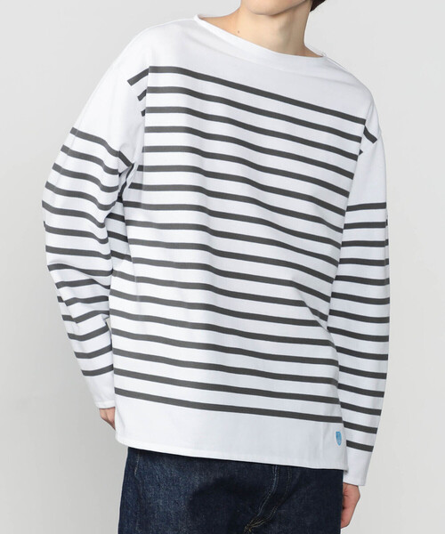 ORCIVAL（オーシバル）の「ORCIVAL | ラッセル ボートネック ワイドセーラーTシャツ MEN（Tシャツ/カットソー・メンズ・イエロー系その他/グレー系その他/ブルー系その他・4/3/5）」の13枚目の写真