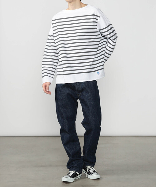 ORCIVAL（オーシバル）の「ORCIVAL | ラッセル ボートネック ワイドセーラーTシャツ MEN（Tシャツ/カットソー・メンズ・イエロー系その他/グレー系その他/ブルー系その他・4/3/5）」の14枚目の写真