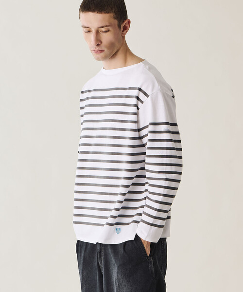 ORCIVAL（オーシバル）の「ORCIVAL | ラッセル ボートネック ワイドセーラーTシャツ MEN（Tシャツ/カットソー・メンズ・イエロー系その他/グレー系その他/ブルー系その他・4/3/5）」の15枚目の写真