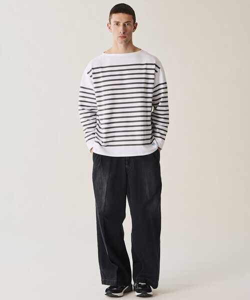 ORCIVAL（オーシバル）の「ORCIVAL | ラッセル ボートネック ワイドセーラーTシャツ MEN（Tシャツ/カットソー・メンズ・イエロー系その他/グレー系その他/ブルー系その他・4/3/5）」の17枚目の写真