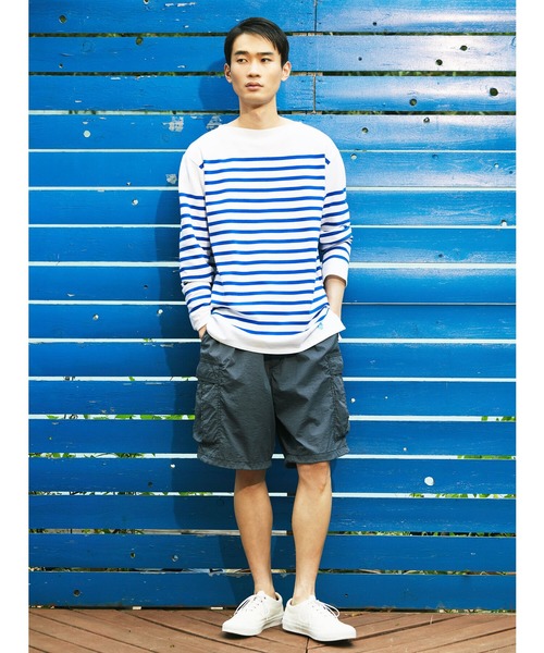 ORCIVAL(オーシバル)の「ORCIVAL | ラッセル ボートネック ワイドセーラーTシャツ MEN(Tシャツ/カットソー・メンズ・イエロー系その他/グレー系その他/ブルー系その他・4/3/5)」の2枚目の写真