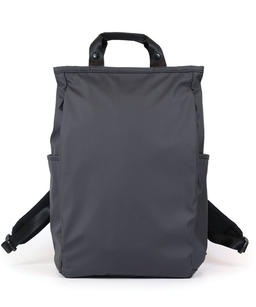 Un coeur（アンクール）の「【Un coeur/アンクール】2WAY SQUARE RUCKSACK L / ツーウェイ スクエア リュック L　RUI / K905069（バックパック/リュック・メンズ・グレイッシュベージュ/ブラック/ブラウン/グレー・FREE）」の3枚目の写真