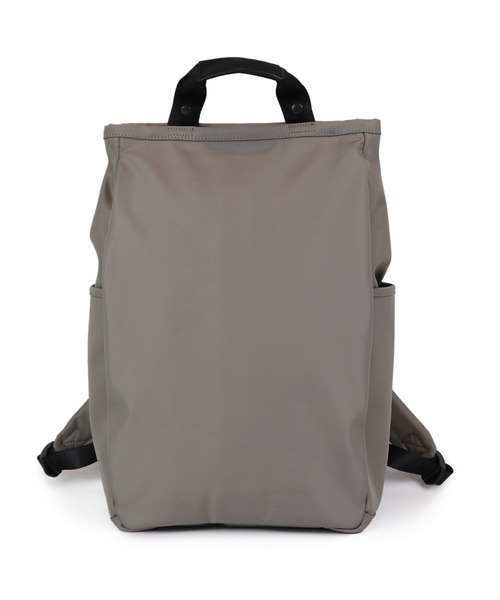 Un coeur（アンクール）の「【Un coeur/アンクール】2WAY SQUARE RUCKSACK L / ツーウェイ スクエア リュック L　RUI / K905069（バックパック/リュック・メンズ・グレイッシュベージュ/ブラック/ブラウン/グレー・FREE）」の5枚目の写真